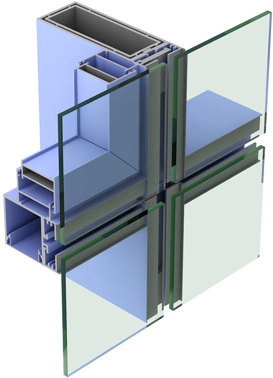 Curtain wall profile